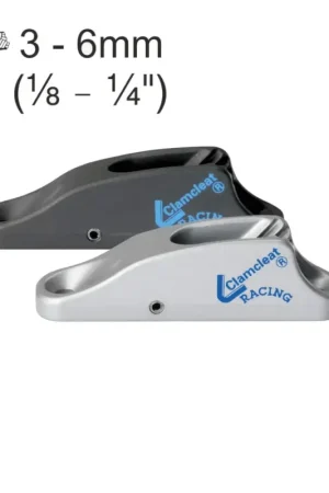 Compra Online Strozzascotte Clamcleat Ø 3<>6 mm. CL230 alluminio con rullo basso