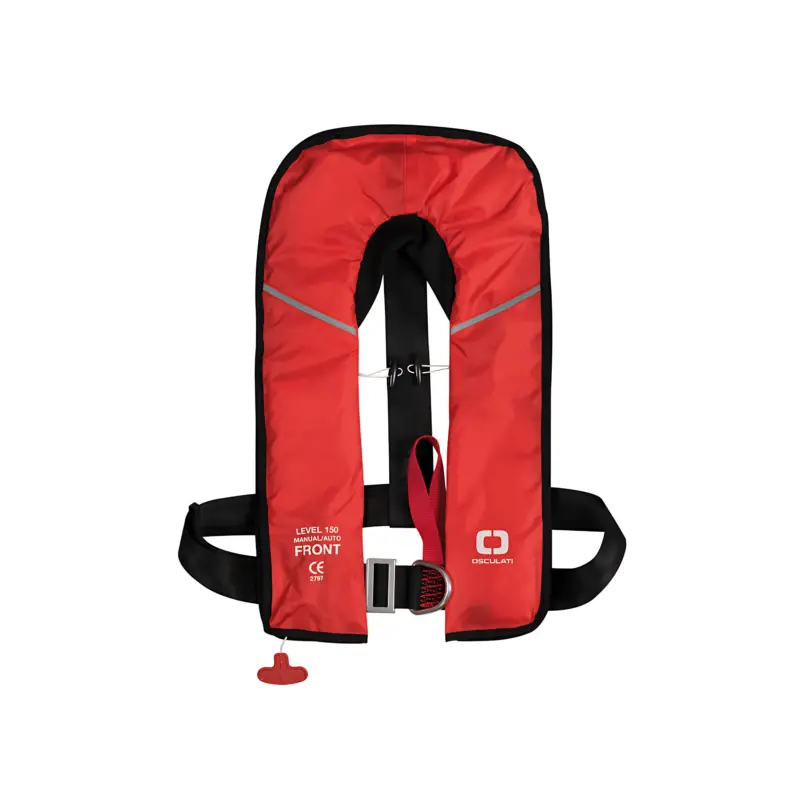 Salvagente Autogonfiabile 1MAD 150N EN ISO 12402-3 con Cintura di Sicurezza e Attivatore UML-5 Saldi
