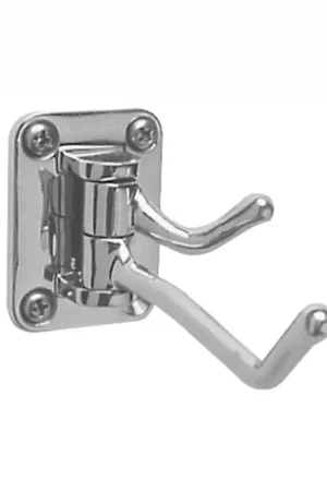 Offerta Appendiabiti 2 ganci inox 38x53 cm.