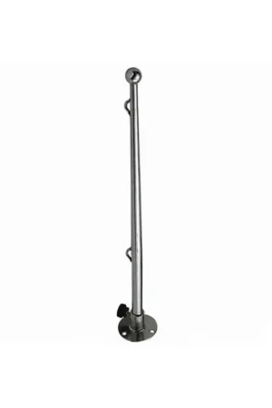 Offerta Lampo Asta portabandiera acciaio inox 600 mm.