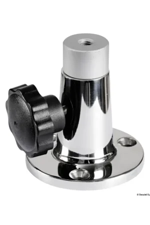 Basetta Inox da Piano per Fari – Supporto Removibile in Acciaio Inox e Alluminio per Barca Di Tendenza