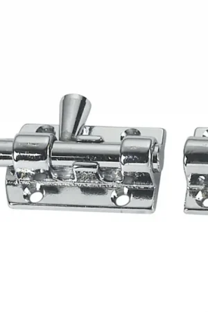 Catenaccio Ottone Cromato 60 mm – Chiavistello in Ottone Fuso per Portelli e Ante Subito Disponibile