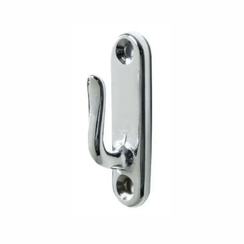 Reso Gratuito Gancetto in Acciaio Inox 55 mm – Gancio di Fissaggio Anticorrosione Nautico