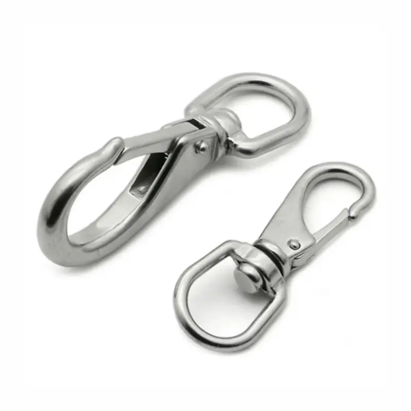 Ordina Subito Moschettone Girevole 83 mm Inox AISI 316 – Moschettone per Fiocco a Occhio Chiuso