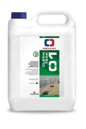 Prezzo Di Fabbrica Detergente 01 Cleanteak sgrassante per teak 5 lt.