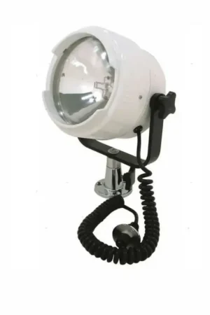 Faro Orientabile Manuale White Eye Alogeno 100W 12V – Base Estraibile Economico