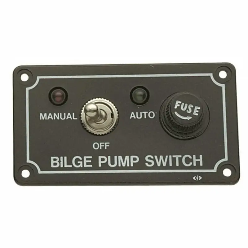 Sconto Pannello controllo 12V con interruttore a 3 posizioni On-Off-Auto
