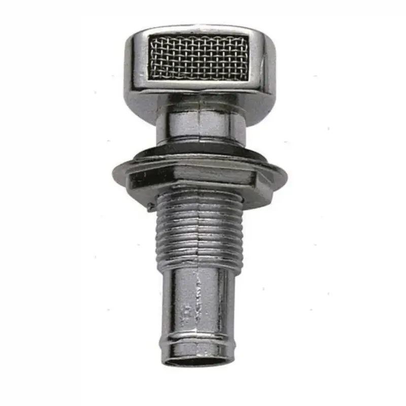 Nuovo Arrivo Sfiato Ø 16 mm. dritto ottone cromato H 68 mm.