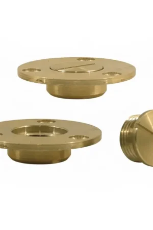 Prezzo Basso Tappo di scarico in ottone Ø 55 mm. 3/4" filetto