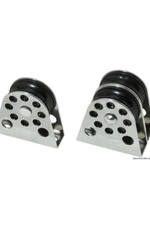 Offerta Lampo Bozzello Viadana 8x28 mm Verticale – Bozzello di Rinvio Inox Puleggia Delrin
