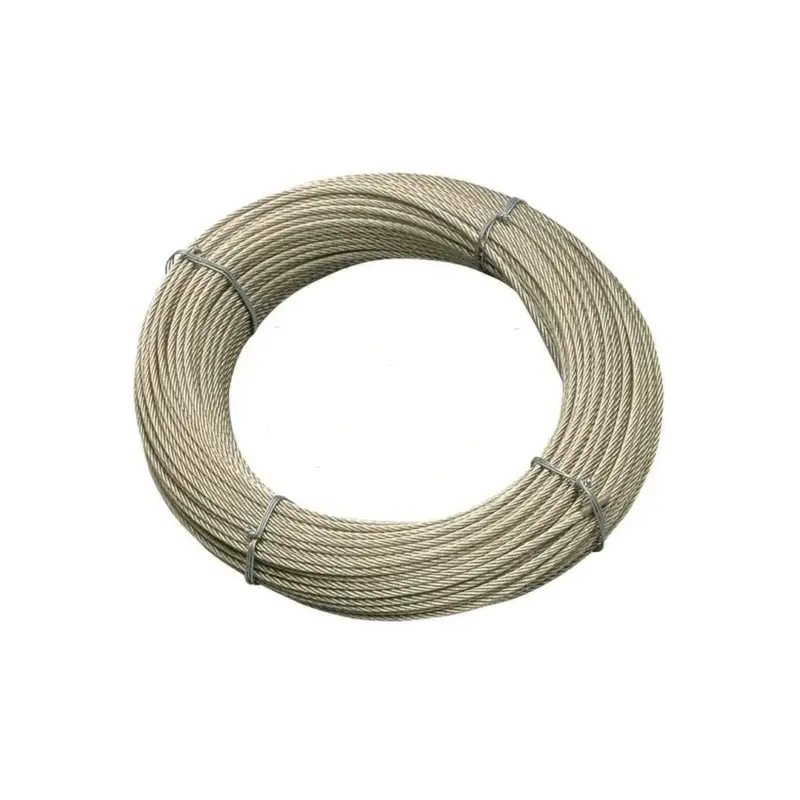 Cavo acciaio inox Ø 6 mm. 49 fili AISI 316 Quantità Limitata