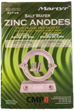 Kit Anodi di Zinco VOLVO 290 Piede Duo Prop Intercambiabili con gli Originali N80607230207 Nuovo Arrivo