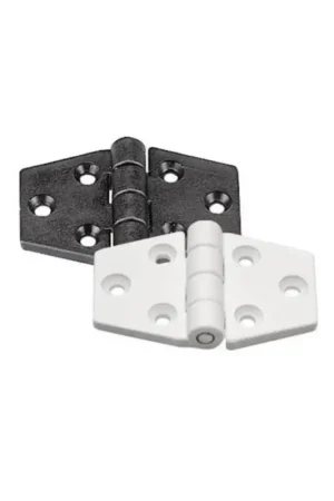 Cerniera in plastica 40x62mm Spessore 4mm Bianco N60242240501B Promozione Esclusiva
