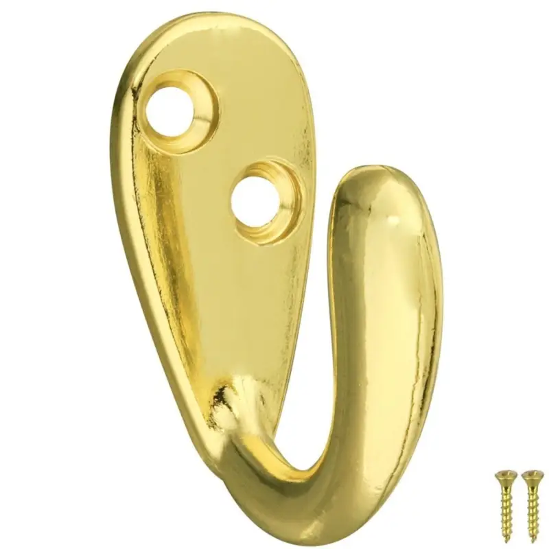 Occasione Gancio appendiabiti singolo in Ottone 15x40mm Oro MT0335601