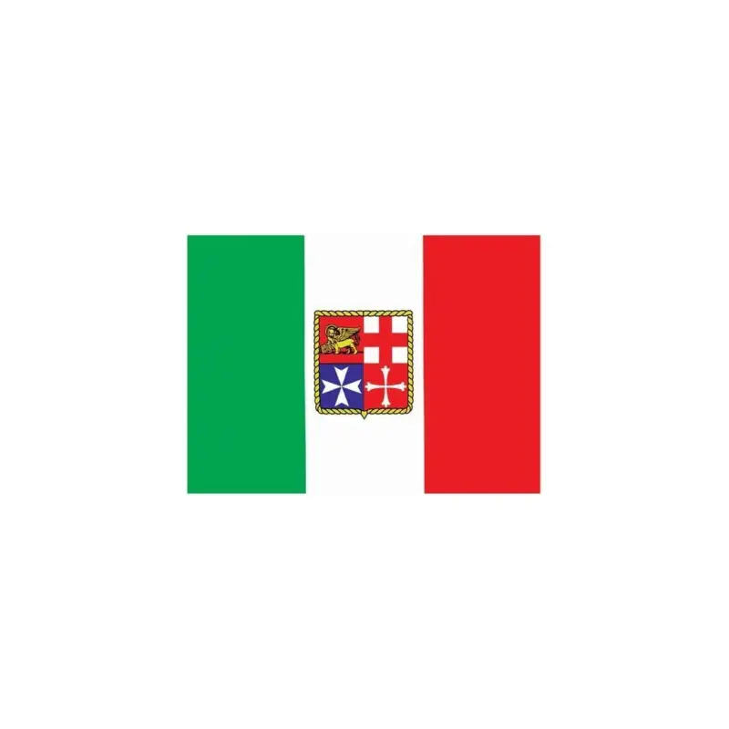 Offerta Del Giorno Adesivo Bandiera Italia 12x16cm con stemma marina mercantile N31812603783