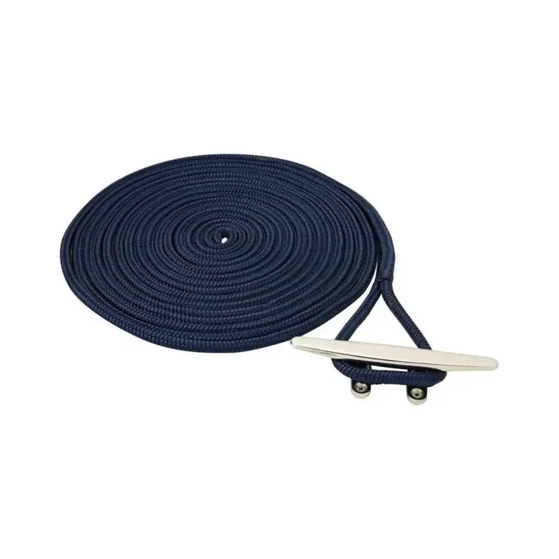 Offerta Limitata Cima Ormeggio doppia treccia con Gassa 14mm 10mt Blu N10400219713