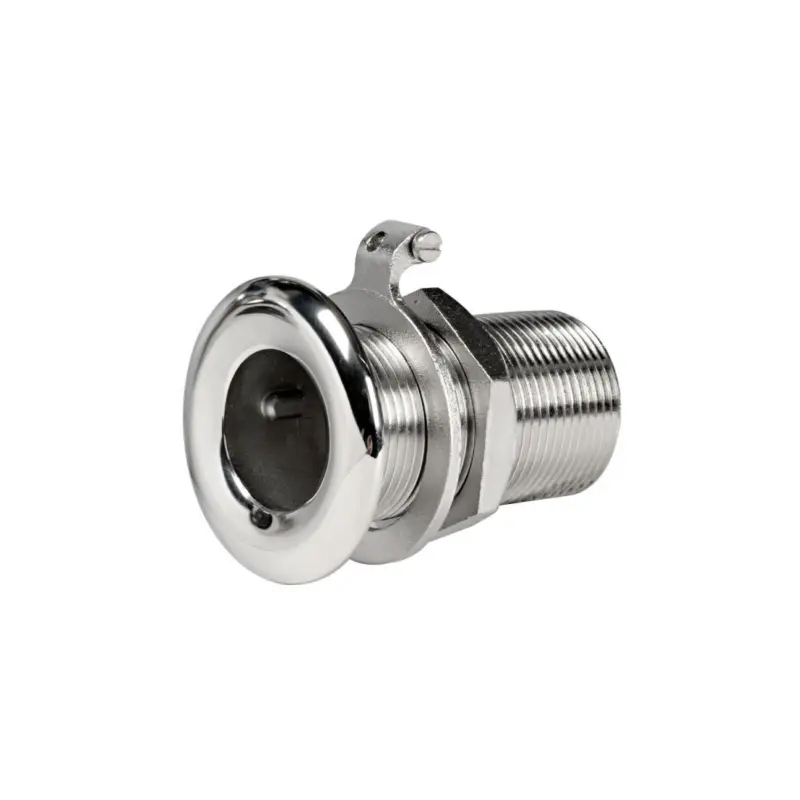 Ultime Pezzi Scarico a mare in acciaio inox Filetto 1-1/2 con anello di collegamento di massa N42038228323
