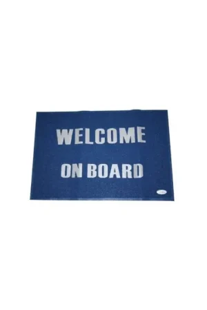 Compra Adesso Tappeto Welcome on board Blu 60x90cm LZ57198