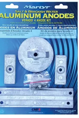 Kit anodi VERADO 4 in lega di alluminio M2 Super Prezzo