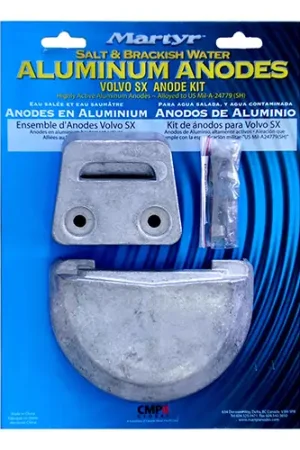 Kit anodi VOLVO SX in lega di alluminio M2 Soddisfatti O Rimborsati