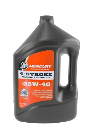 Olio QUICKSILVER 4 TEMPI entrofuoribordo 25W40 lt.4 Occasione