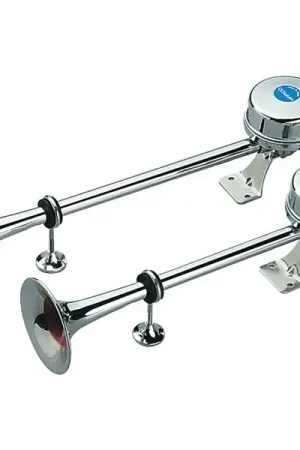 Pagamento Sicuro Coppia trombe ottone cromato 12V EM1+EM2