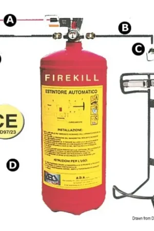Compra Adesso Estintore automatico kg.3 R.I.Na. impianto completo (31.519.13)