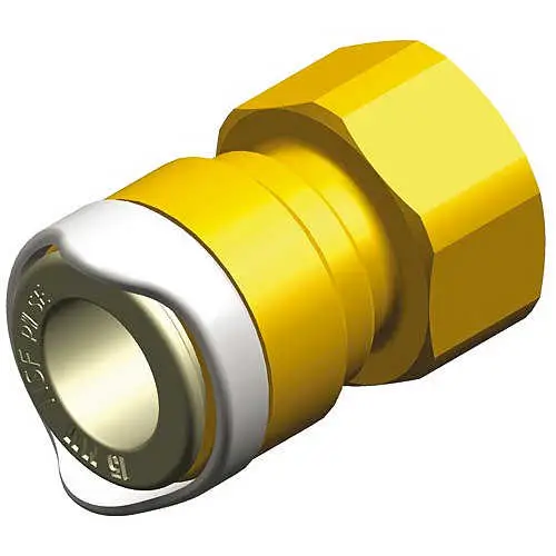 Adattatore 1/2 BSP ottone Whale Ø 15 mm Esclusivo