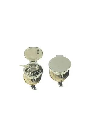 Alzapagliolo - chiusura tondo cromo mm.68 senza serratura Promozione Esclusiva