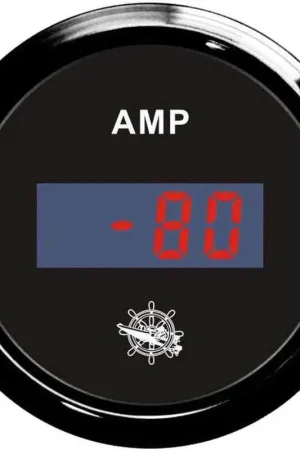 Amperometro Digitale Nero + Cromo 80 A. Ordina Subito