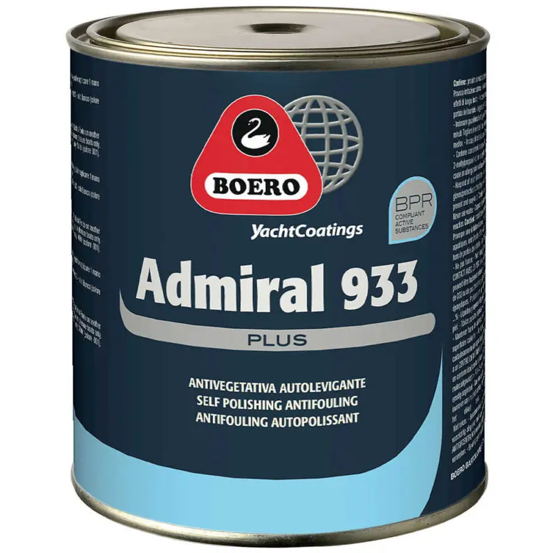 Antivegetativa Boero Admiral 933 Plus - Rosso 0,75 lt. Prezzo Di Fabbrica