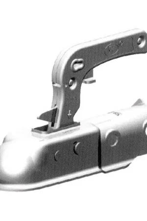Gancio rimorchio per tubo tondo 50mm 1300kg Reso Gratuito