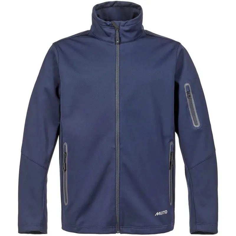 Giacca Musto uomo essential softshell - Navy Super Prezzo