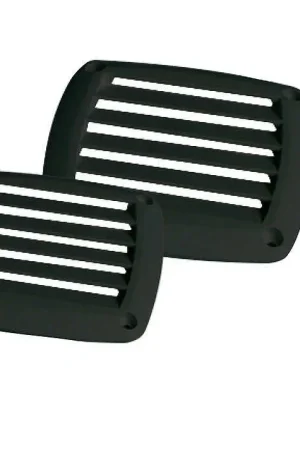 Griglia ABS nera - 85 x 85 mm Spedito Oggi