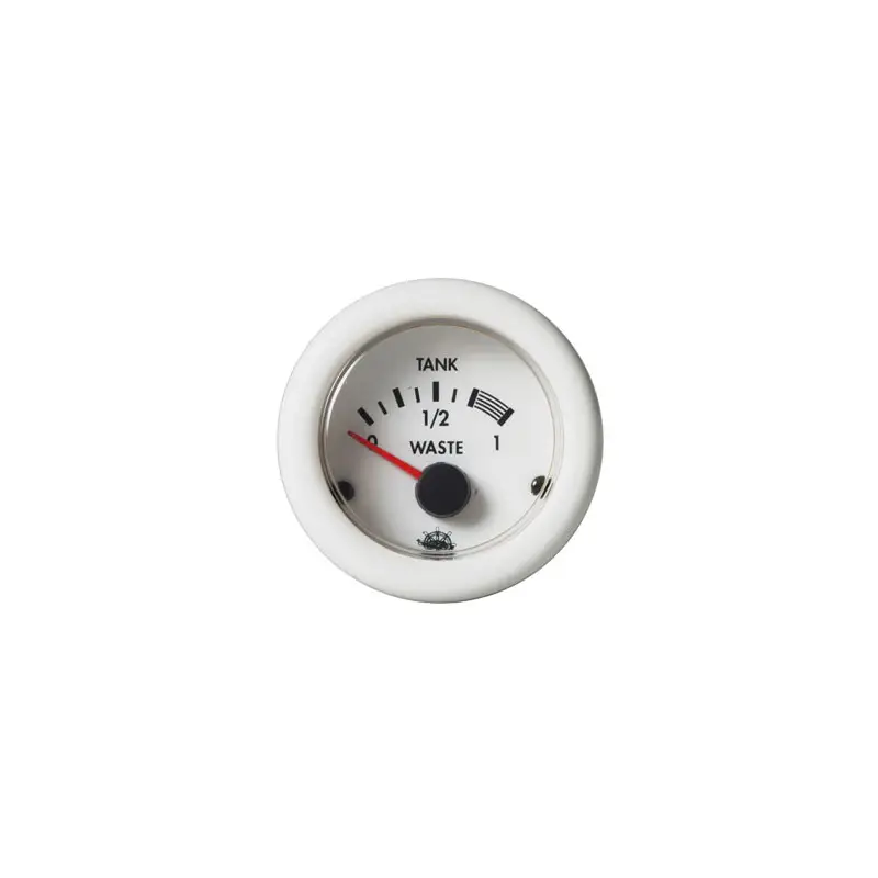 Ultime Pezzi Guardian Indicatore livello acque nere 10-180 ohm Bianco 12 V