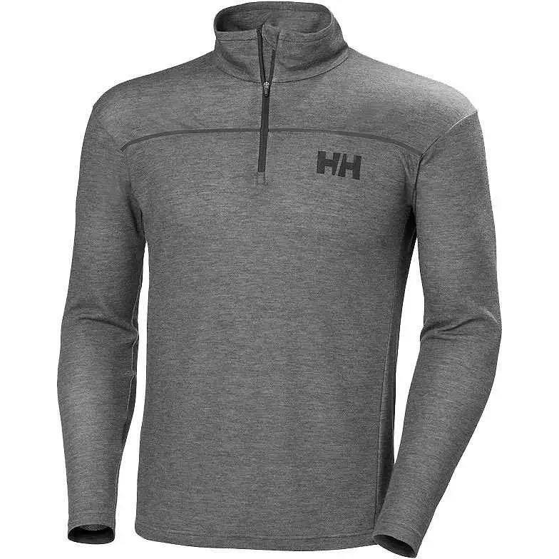 Offerta Helly Hansen Pullover HP Quick Dry Mezza Zip - Ebony Melange