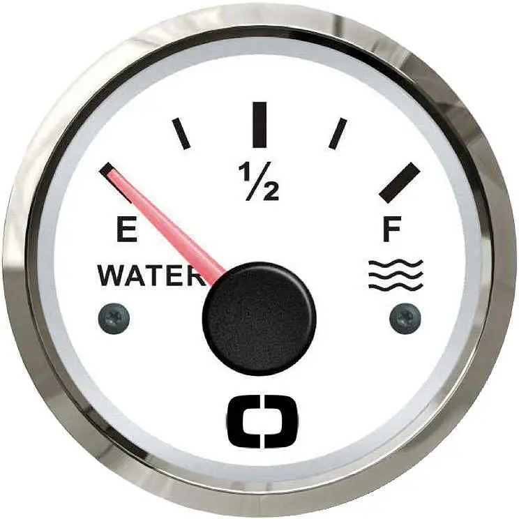 Indicatore livello acqua 10-180 ohm - Bianco/Lunetta Lucida Economico