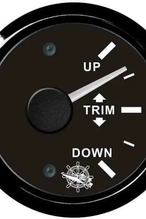 Indicatore Trim universale 0-190 ohms - Nero + cornice nera Economico