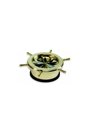 Posacenere girevole Rosa dei venti d.180. Ottone Lucido Offerta