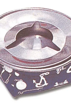 Posacenere inox con fondo appesantito - Blu Pagamento Sicuro