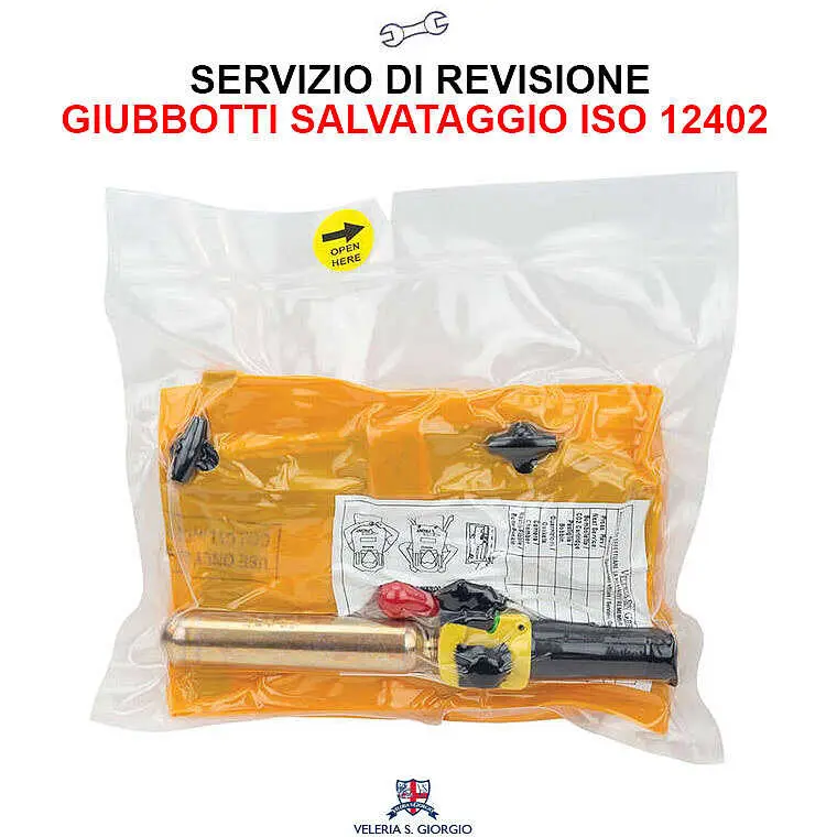 Offerta Lampo Revisione Salvagente Air Bag Smart 150 Veleria San Giorgio - 12 Giubbotti