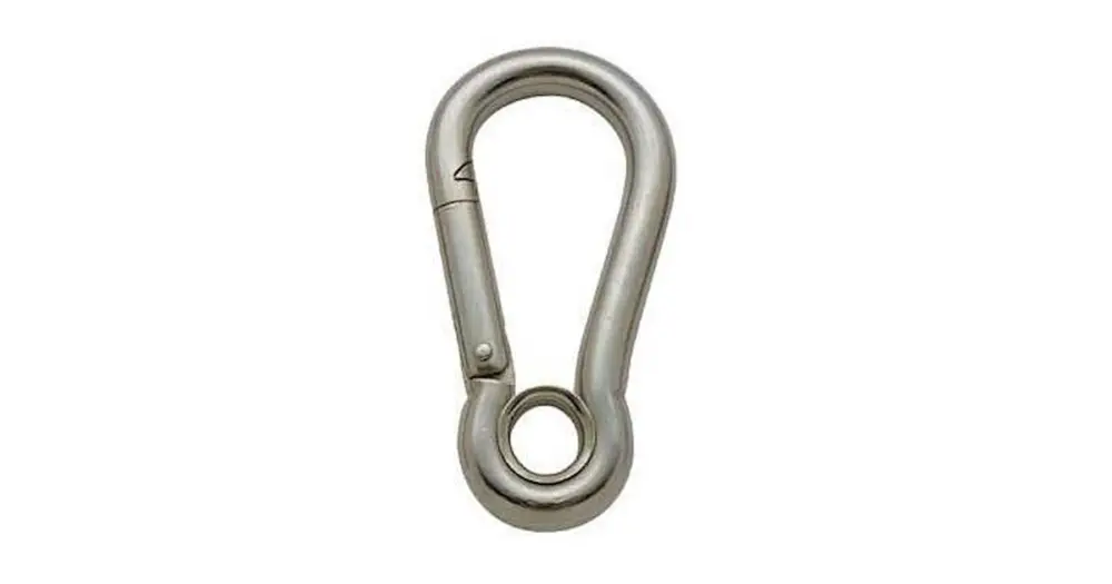 Moschettoni con anello in acciaio inox Aisi 316 Prezzo Conveniente