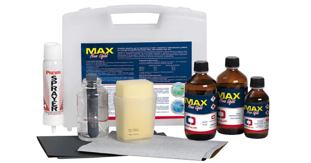 Offerta Limitata Rinnovatore antigraffio per policarbonato Max New Light