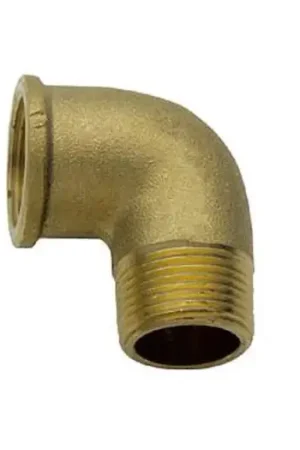 Gomito maschio / femmina in ottone a 90° Scelto Dai Clienti