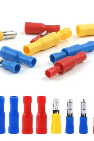 Subito Disponibile Kit connettori cilindrici Bullet - 50 coppie -