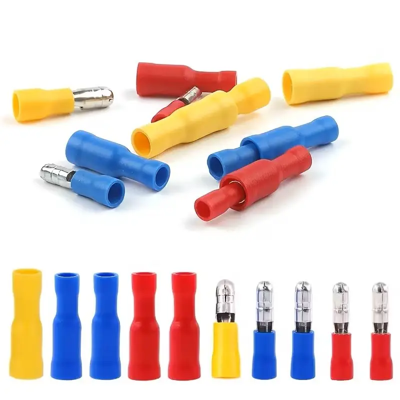 Subito Disponibile Kit connettori cilindrici Bullet - 50 coppie -