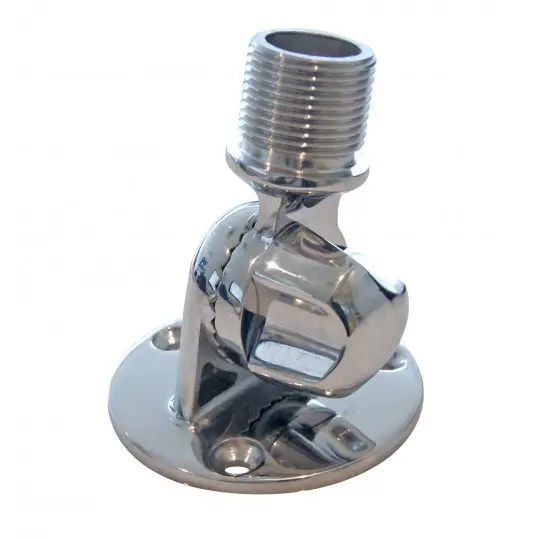 Basetta tonda inox per antenne Subito Disponibile