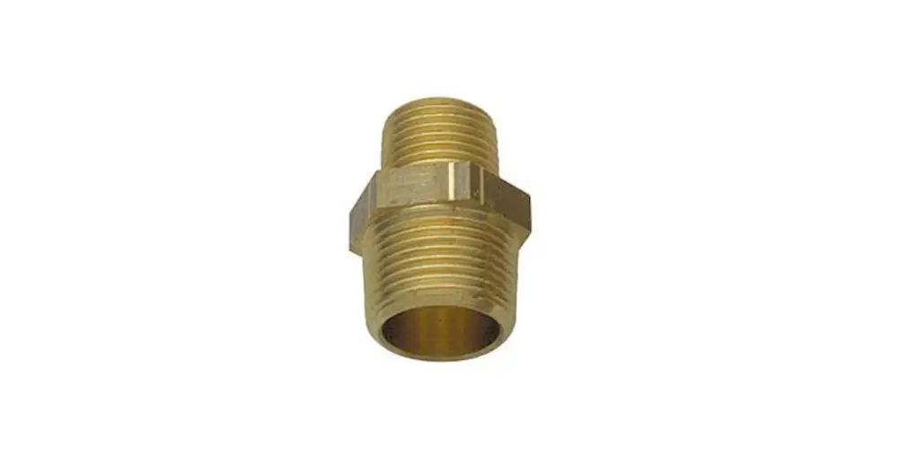 Nipple doppio ridotto in ottone Occasione