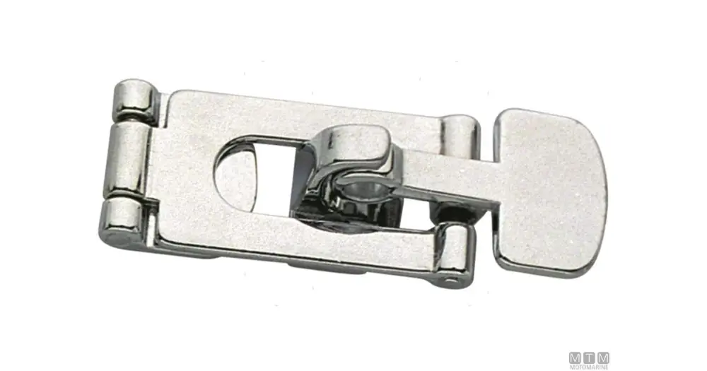 Spedito Oggi CHIUSURA A LEVA CON FORO LUCCHETTO 82X30MMIN OTTONE CROMATO