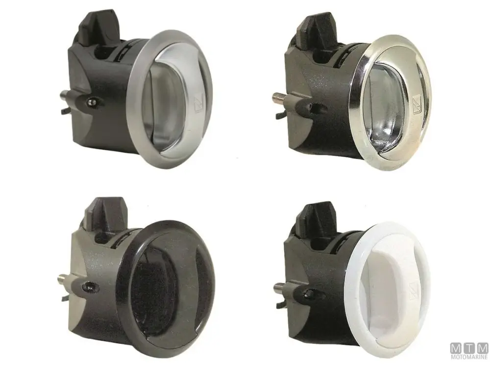 CHIUSURA A SPINTA SOUTHCO NOVIBRA D38MM IN ABS BIANCO Sconto
